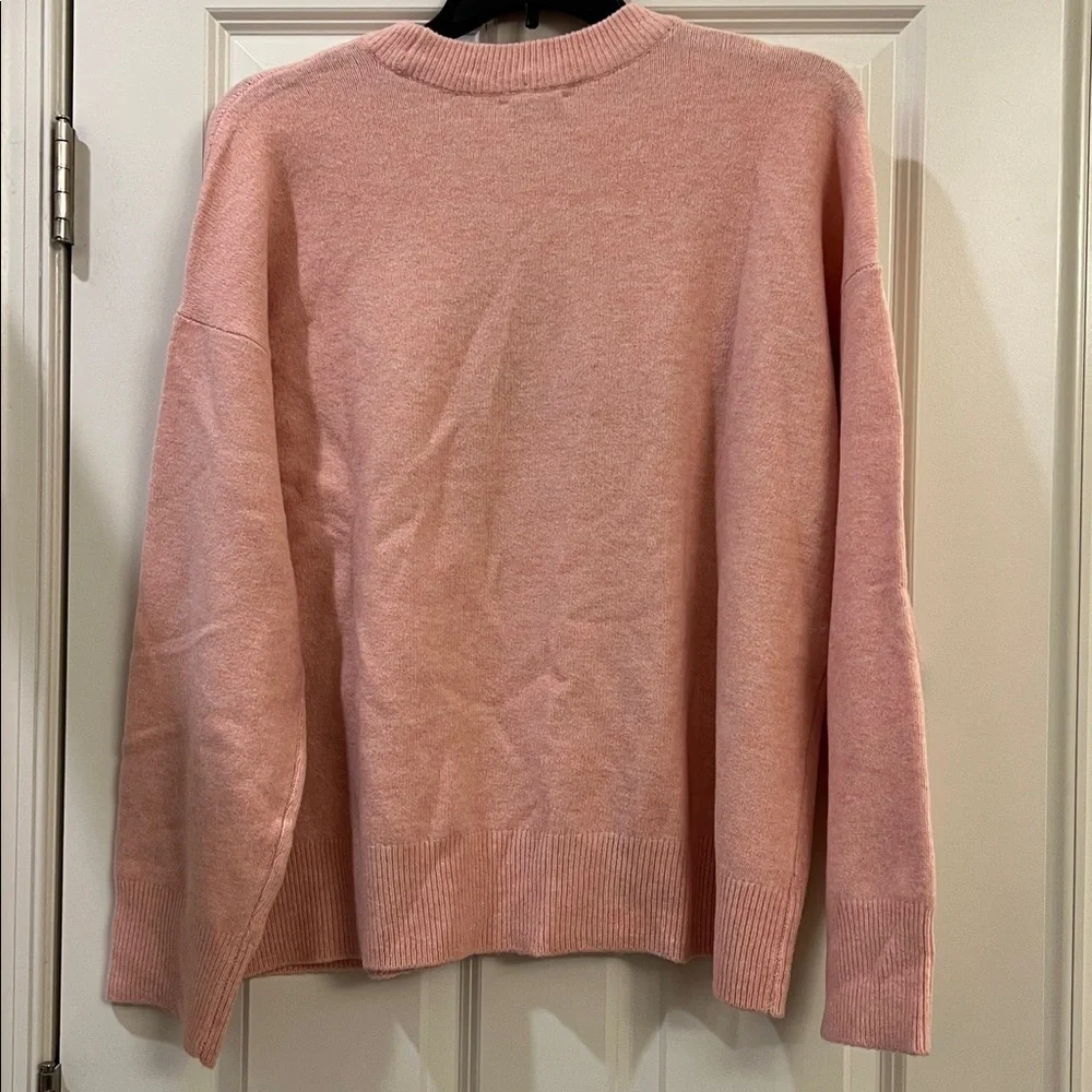Women’s Pink 'Sip, Sparkle, Repeat' Crewneck Sweater